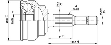 OPEN PARTS CVJ5283.10