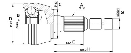 OPEN PARTS CVJ5285.10