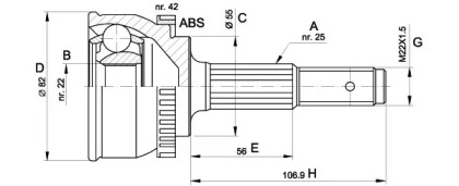 OPEN PARTS CVJ5288.10