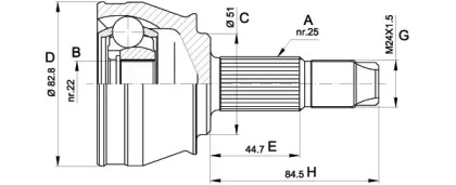 OPEN PARTS CVJ5302.10