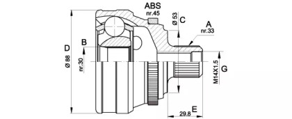 OPEN PARTS CVJ5304.10