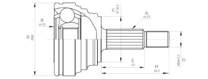 OPEN PARTS CVJ5312.10