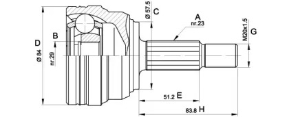 OPEN PARTS CVJ5313.10