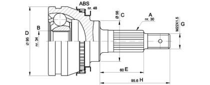 OPEN PARTS CVJ5321.10