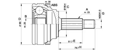 OPEN PARTS CVJ5332.10