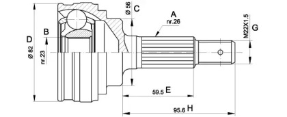 OPEN PARTS CVJ5336.10