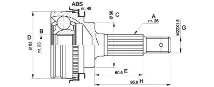 OPEN PARTS CVJ5337.10