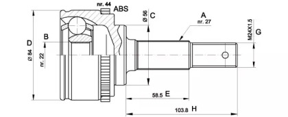 OPEN PARTS CVJ5338.10