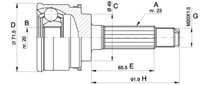 OPEN PARTS CVJ5348.10