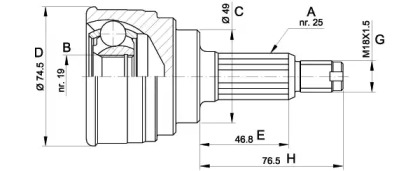 OPEN PARTS CVJ5352.10