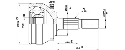 OPEN PARTS CVJ5355.10