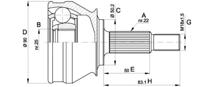 OPEN PARTS CVJ5356.10