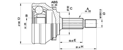 OPEN PARTS CVJ5363.10