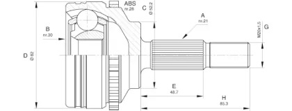 OPEN PARTS CVJ5365.10