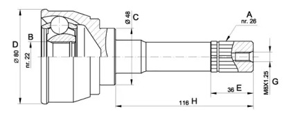 OPEN PARTS CVJ5367.10