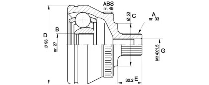 OPEN PARTS CVJ5368.10