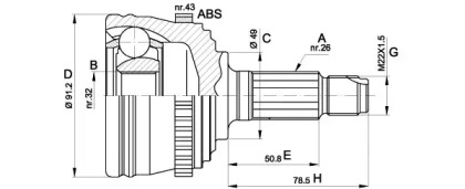 OPEN PARTS CVJ5370.10