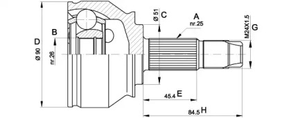 OPEN PARTS CVJ5374.10