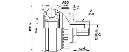 OPEN PARTS CVJ5376.10