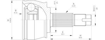 OPEN PARTS CVJ5383.10