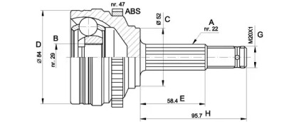 OPEN PARTS CVJ5388.10