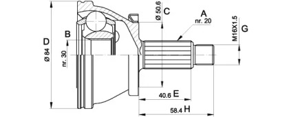 OPEN PARTS CVJ5390.10