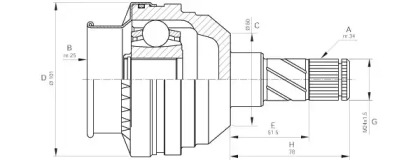 OPEN PARTS CVJ5405.20