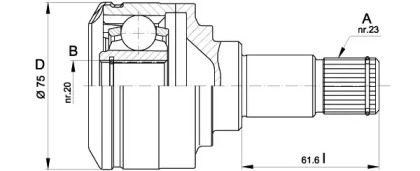 OPEN PARTS CVJ5406.20