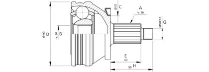 OPEN PARTS CVJ5434.10