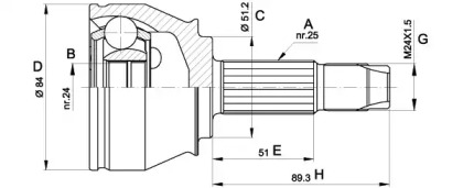 OPEN PARTS CVJ5439.10