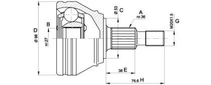 OPEN PARTS CVJ5442.10