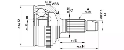 OPEN PARTS CVJ5467.10