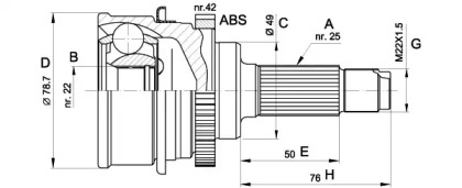 OPEN PARTS CVJ5480.10