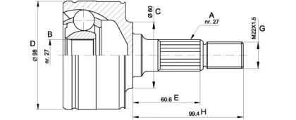 OPEN PARTS CVJ5483.10