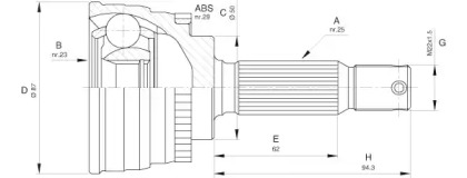 OPEN PARTS CVJ5485.10