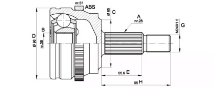 OPEN PARTS CVJ5501.10