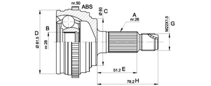 OPEN PARTS CVJ5510.10