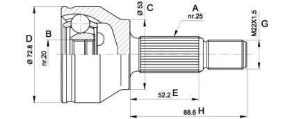 OPEN PARTS CVJ5513.10