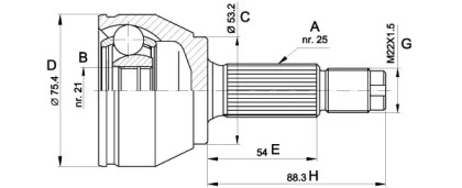 OPEN PARTS CVJ5514.10