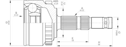 OPEN PARTS CVJ5519.10