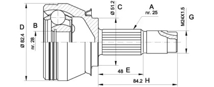 OPEN PARTS CVJ5524.10