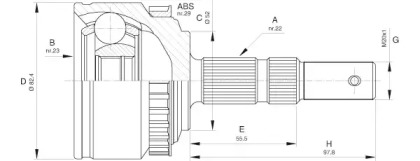 OPEN PARTS CVJ5526.10