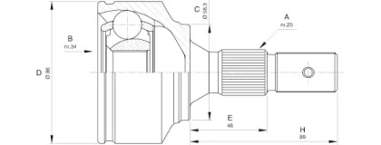 OPEN PARTS CVJ5529.10