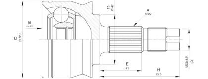 OPEN PARTS CVJ5531.10