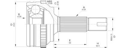 OPEN PARTS CVJ5533.10