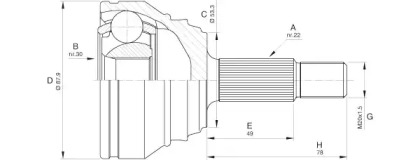 OPEN PARTS CVJ5539.10