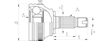 OPEN PARTS CVJ5553.10