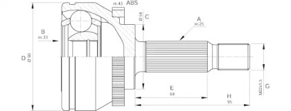 OPEN PARTS CVJ5572.10