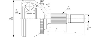 OPEN PARTS CVJ5573.10