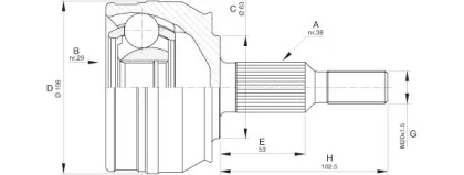 OPEN PARTS CVJ5579.10